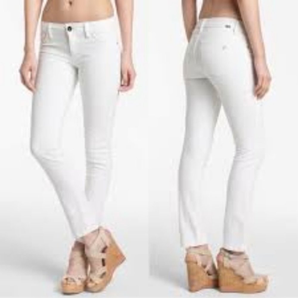 DL1961 ANGEL MID RISE SKINNY ANKLE IN MILK  S:25